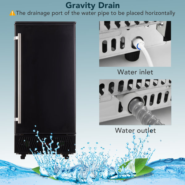 Kognita 80Lb Daily Production BuiltIn Undercounter Ice Maker & Reviews